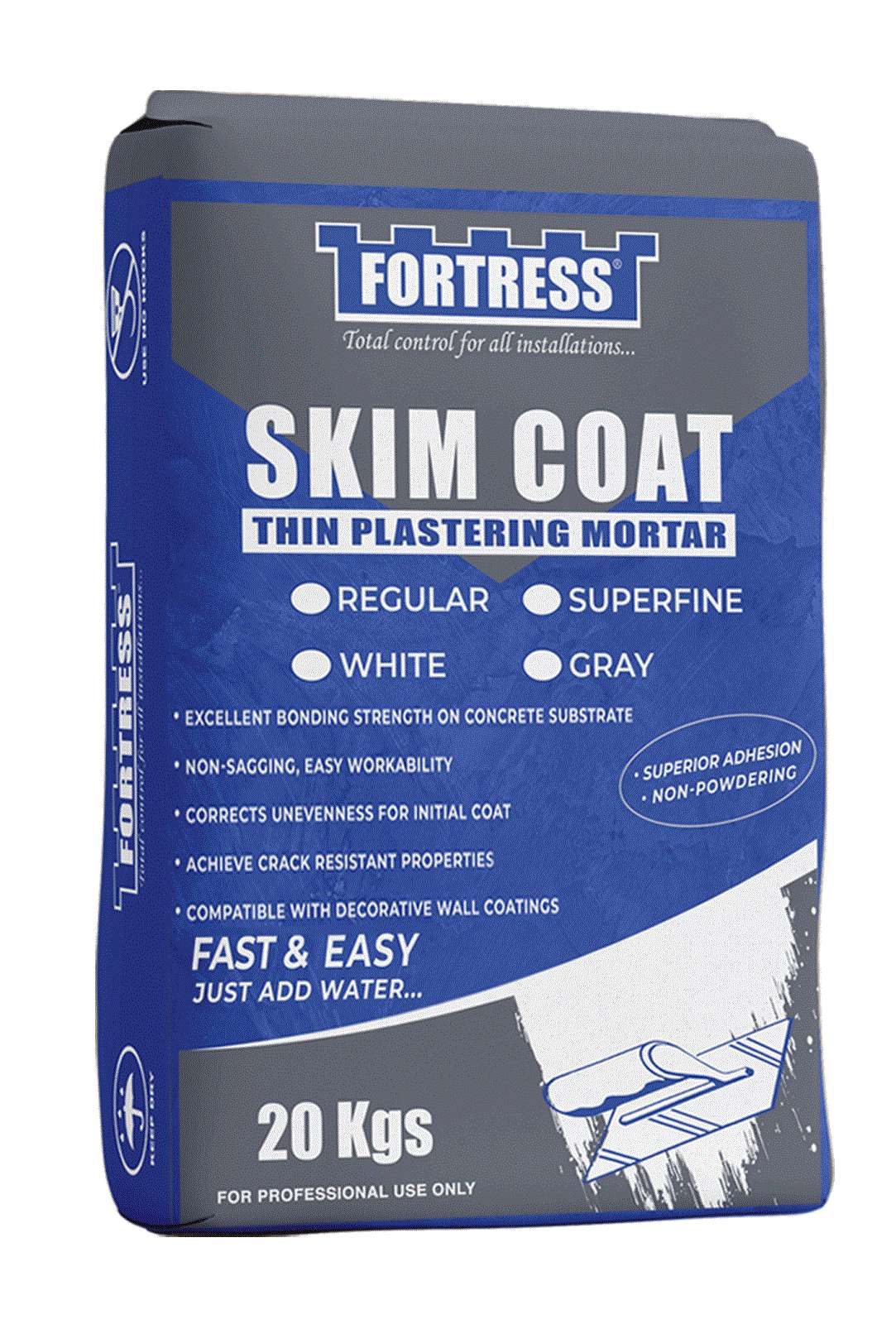 SKIM COAT GRAY